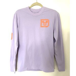 Walt Disney World Adult Unisex Long Sleeve Crewneck Shirt Cotton Blend Flaw Sz S